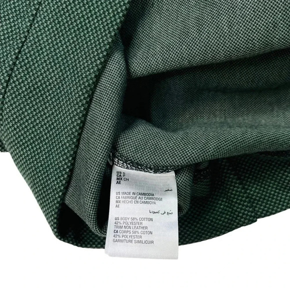 Tasso Elba 1/4 Zip Green Cotton Blend Mens Sweater Size Small - Picture 5 of 9